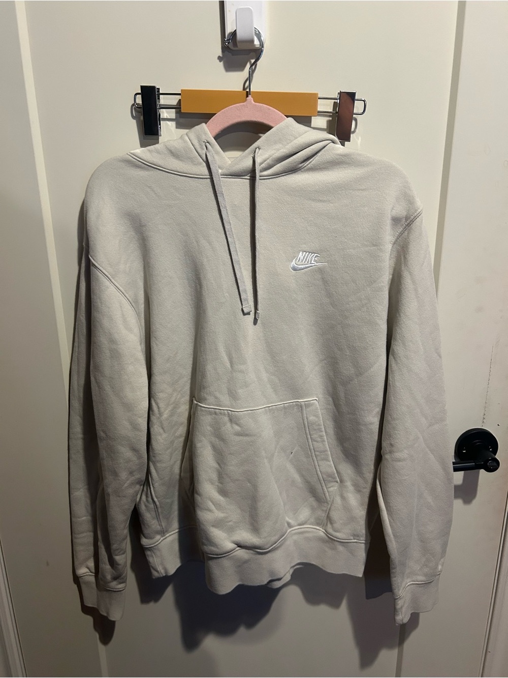 Nike cream hoodie